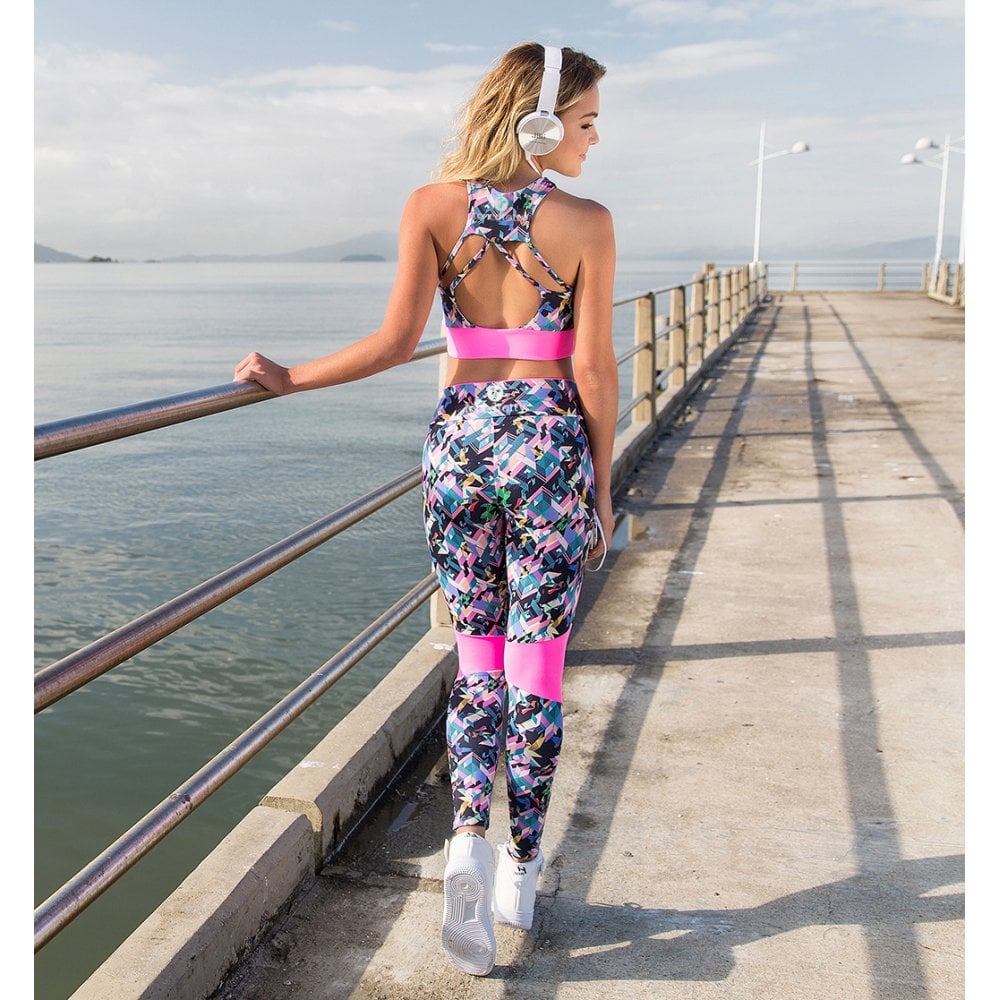 Candy Floss Print Fitness Leggings