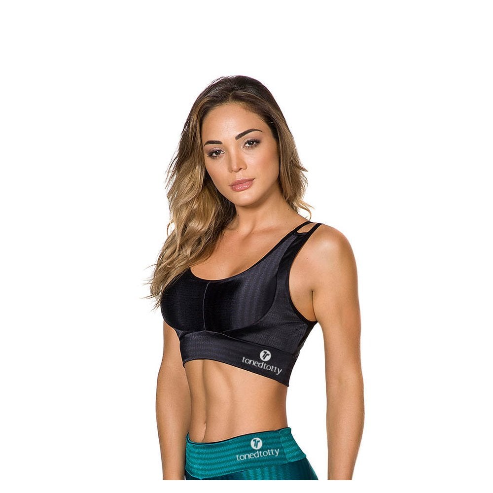 Coco Black Sports Bra top