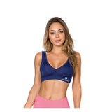 Oxford Navy V Back A Cut Above Sports Bra