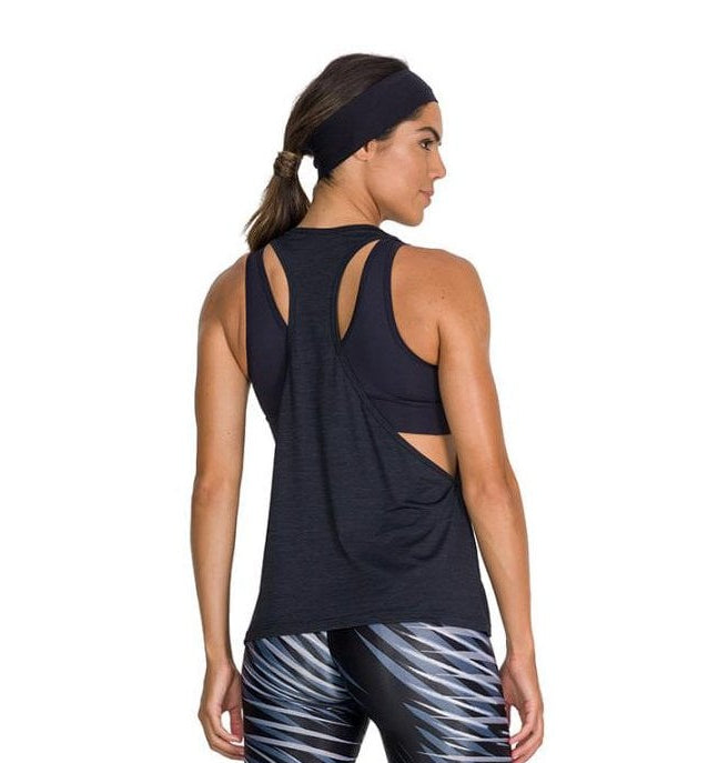 Pop Star Black Drop Armhole Vest