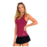 Wine Longer Length Fitness Vest