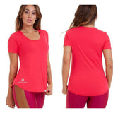 Orange Coral Short Sleeve Sports T-shirt