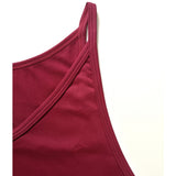 Wine Longer Length Fitness Vest