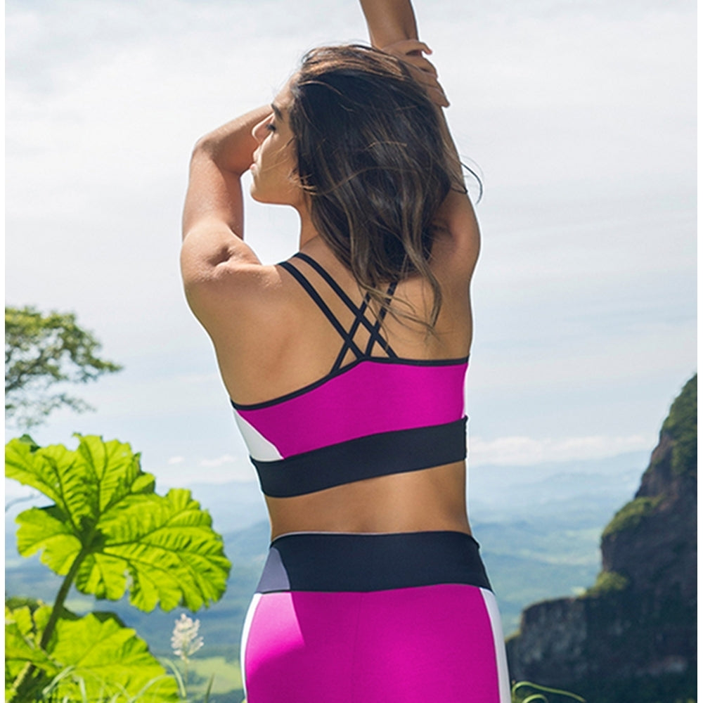 You Pink Too Much Lycra Sports Bra Top
