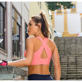 Peachie Sports Bra In Flamingo