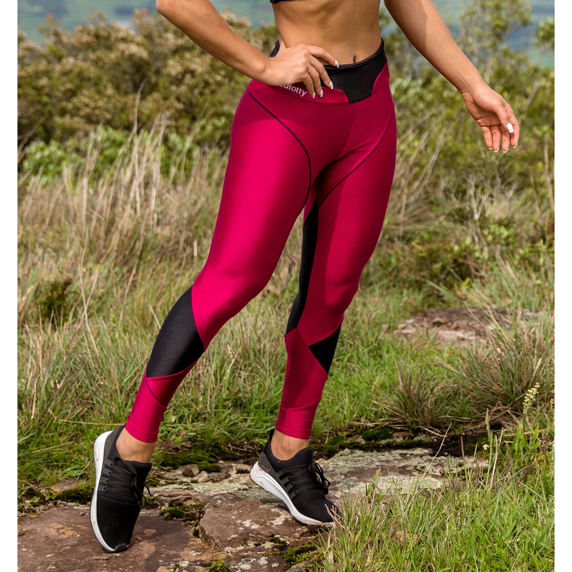 The Fuschia Is Bright Fitness Leggings