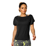 Viscolycra Slash Neck Tee