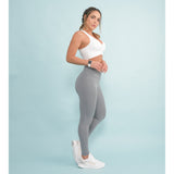 High Waisted Grey Supplex Leggings