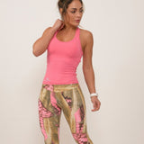 Salmon Pink Fitness Tank Top