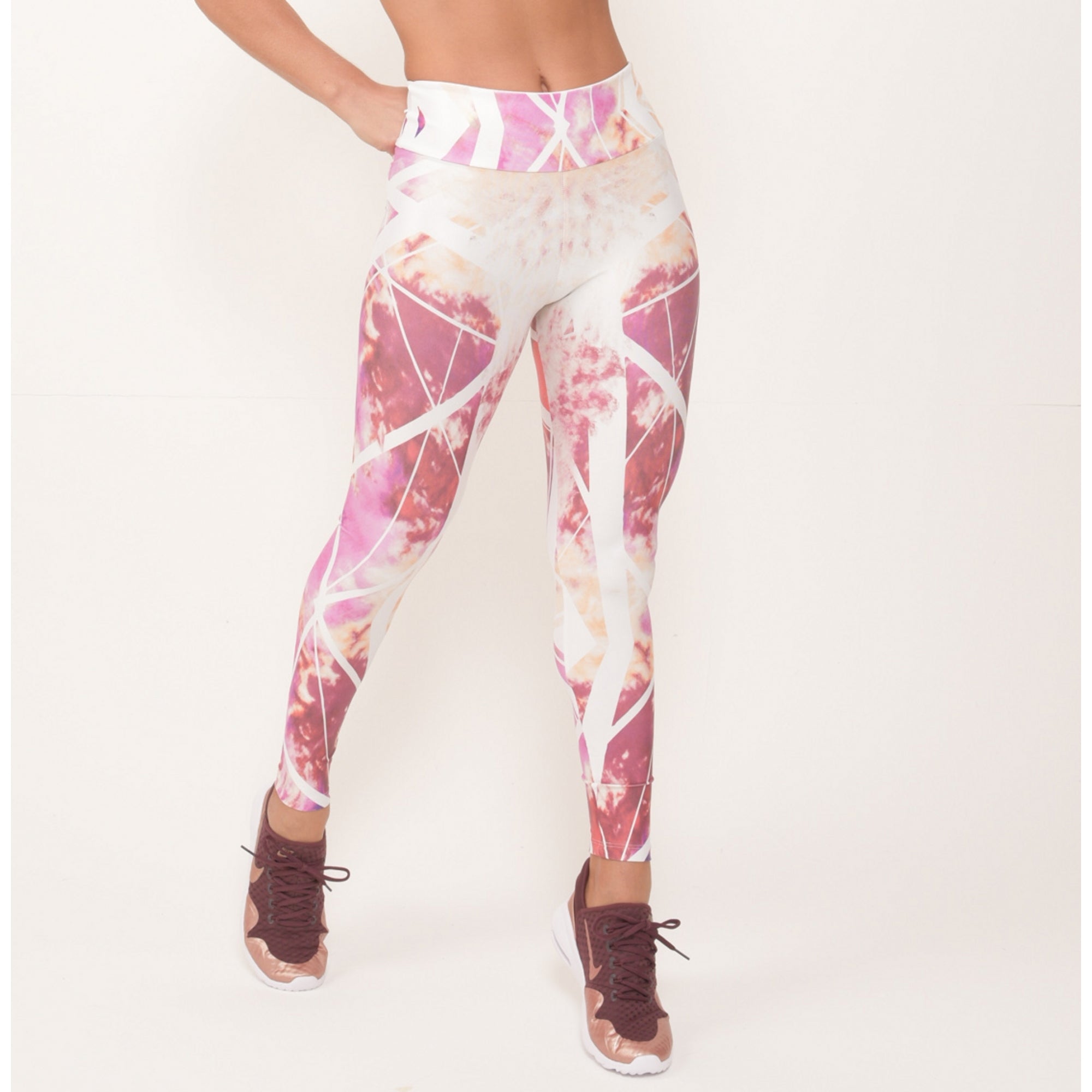 Romantic Cire Waxed Fitness Leggings