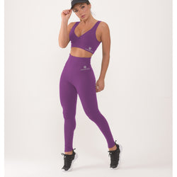 New Colour Purple High Waisted Light Leggings