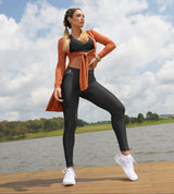Liquorice / Black Gloss Leggings