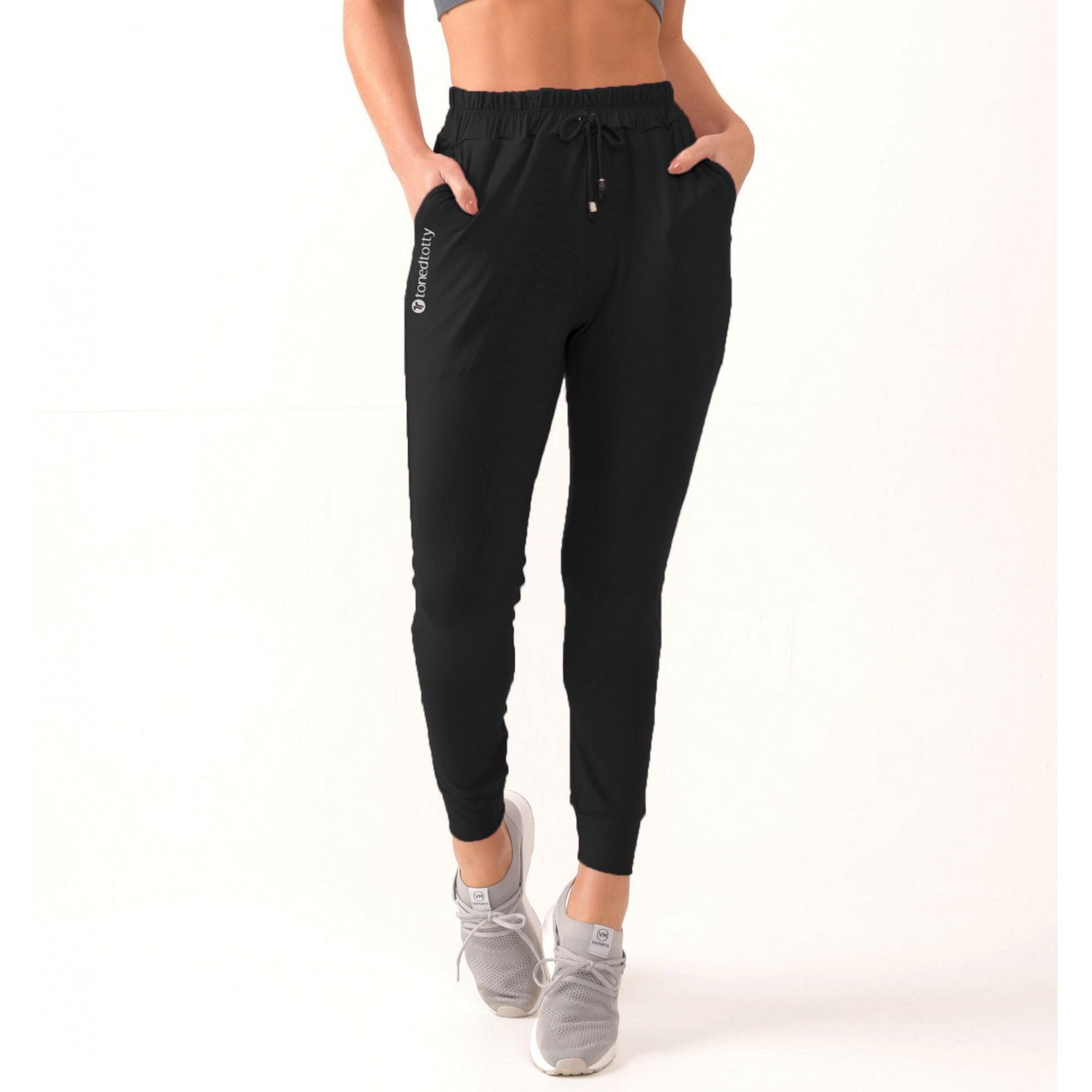 Black Slim Fit Joggers / Lounge Pants