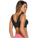 Black Light V Back Sports Bra