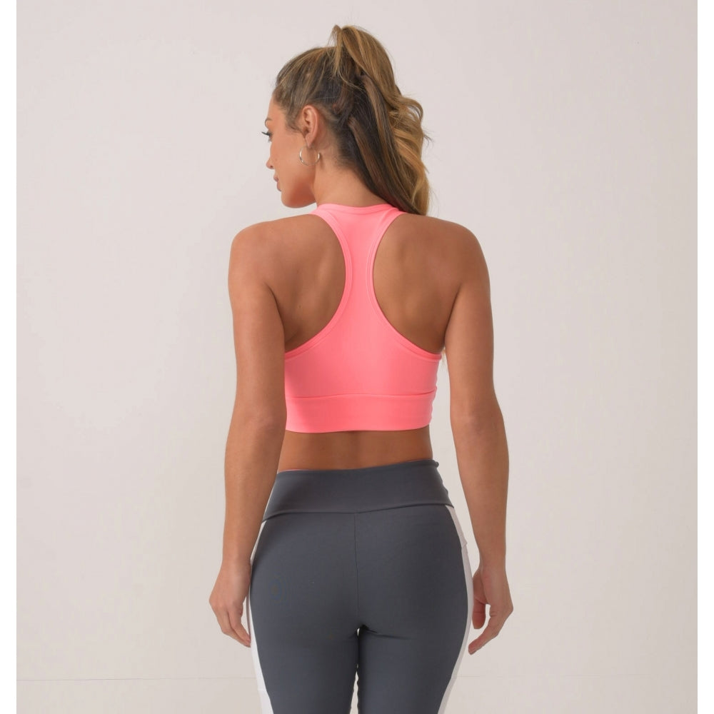 Peach Neon Supplex Sports Bra
