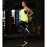 Lime Viscolycra Drop Arm Vest