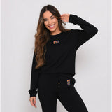 Black Aurora Oversized Sweatshirt