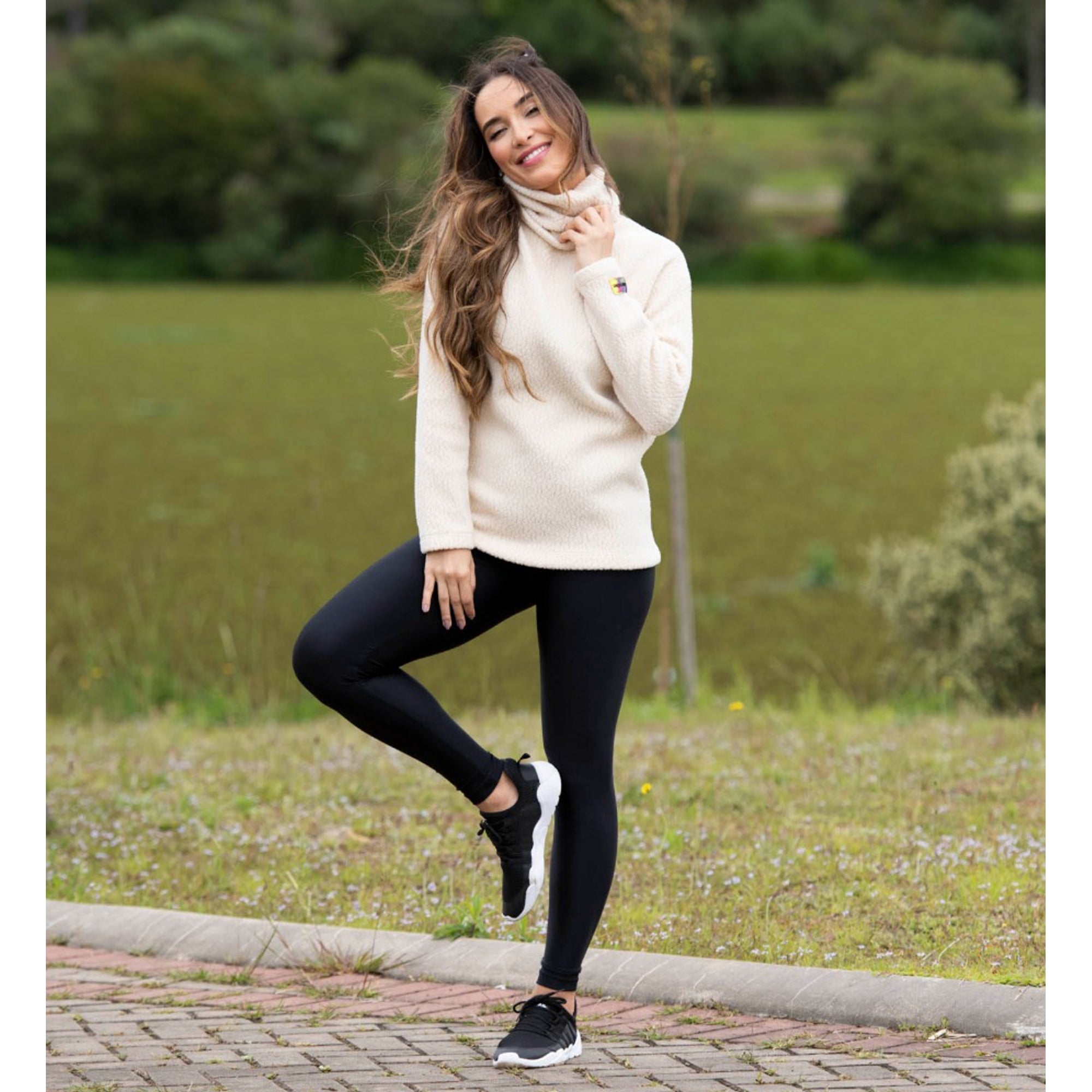 Toned Totty LTD EDT Sherpa Roll Neck Jumper