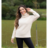 Toned Totty LTD EDT Sherpa Roll Neck Jumper