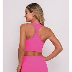 Fuschia Pink Ultra Light Sports Bra Top
