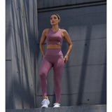 Rose Power Athletic Sports Bra