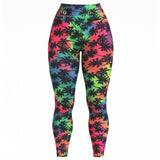 Neon Tropica Print Leggings