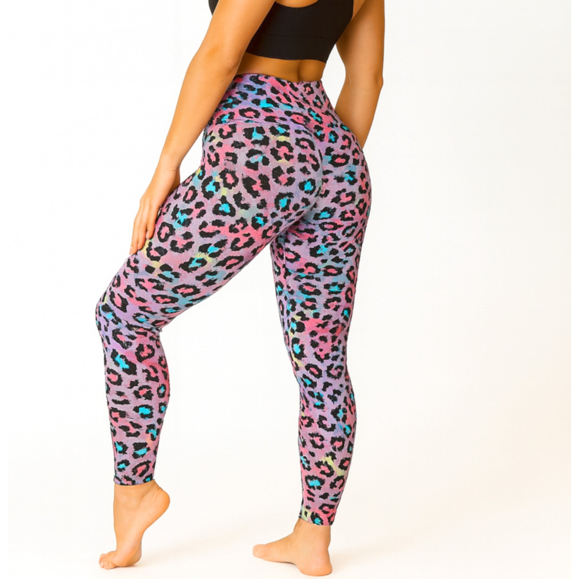 Wild Luxe Multi Leopard Print Leggings