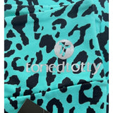 Wild Luxe Spearmint Leopard Print Leggings